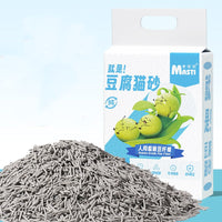 HKM-3977149 Tofu Cat Litter with Probiotics and Deodorant, 6L – Available in Milk, Green Tea, and Activated Carbon Scents