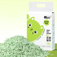 HKM-3977149 Tofu Cat Litter with Probiotics and Deodorant, 6L – Available in Milk, Green Tea, and Activated Carbon Scents