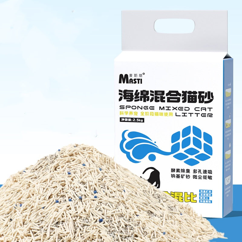 HKM-3977149 Tofu Cat Litter with Probiotics and Deodorant, 6L – Available in Milk, Green Tea, and Activated Carbon Scents