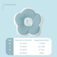 HKM-3978941 Adjustable Cat Neck Cone with Cute Solar Flower Design - Anti-Bite Coverage for Pet Surgery
