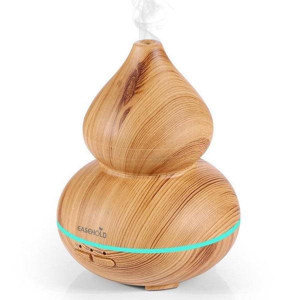 HKM-397907 150ml Ultrasonic Wood Grain Aromatherapy Humidifier for Improved Air Quality and Relaxation