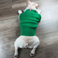 HKM-3979453 Cozy British Style Wool Sweater for Dogs and Cats - Available in Green, Red, Gray