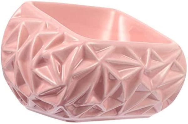 HKM-397971 Ceramic Pet Feeding Bowl for Cats and Dogs – Adjustable Design with Stable Bottom, Ideal for Food and Water