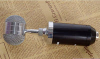 HKM-397971 Condenser Microphone with Metal and Plastic Shock Mounts for Versatile Recording and Performance