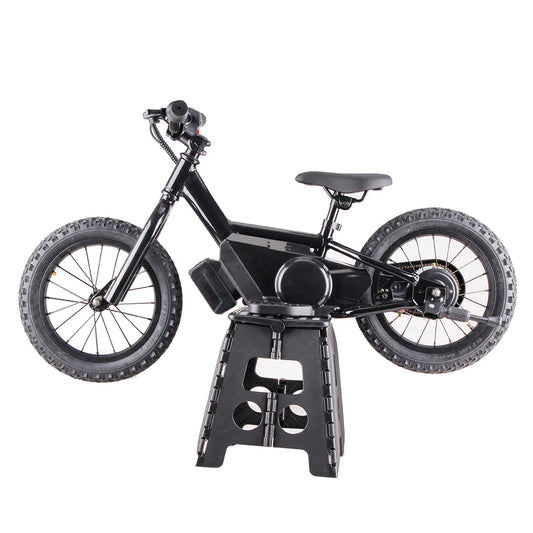 HKM-398035 14-Inch Kids Electric Balance Bike with No Pedals, 85kg Load Capacity, Aluminum Frame, Disc Brakes, for Ages 2-5