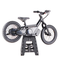 HKM-398035 14-Inch Kids Electric Balance Bike with No Pedals, 85kg Load Capacity, Aluminum Frame, Disc Brakes, for Ages 2-5