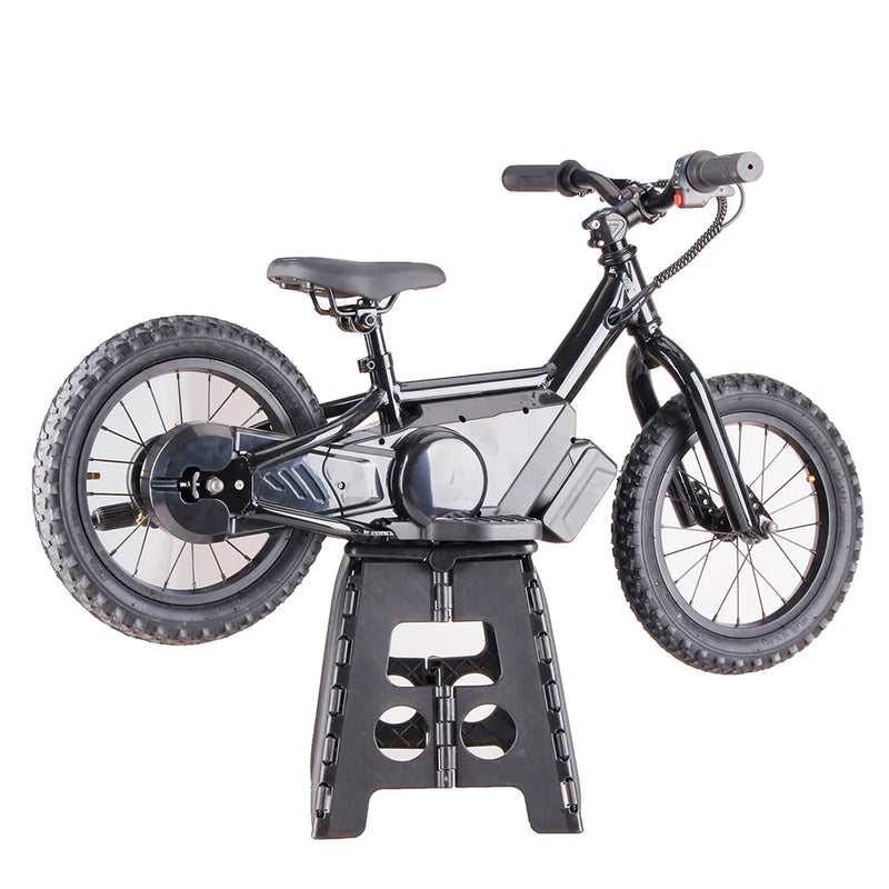HKM-398035 14-Inch Kids Electric Balance Bike with No Pedals, 85kg Load Capacity, Aluminum Frame, Disc Brakes, for Ages 2-5