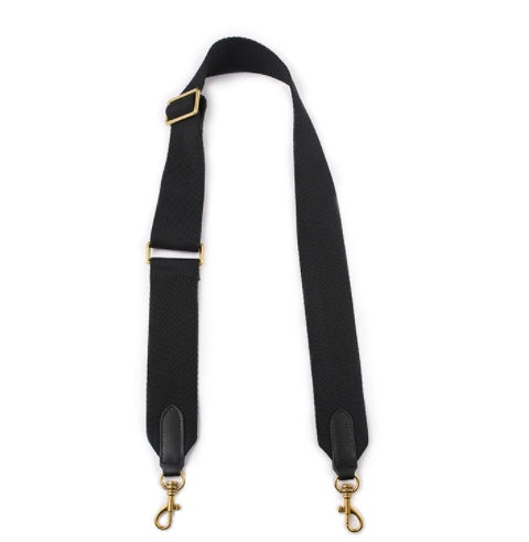 HKM-3981245 Adjustable 5cm Canvas Webbing Shoulder Straps for Bucket Bags - Two-Layer Cowhide and Cotton Polyester
