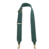 HKM-3981245 Adjustable 5cm Canvas Webbing Shoulder Straps for Bucket Bags - Two-Layer Cowhide and Cotton Polyester