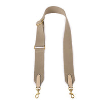 HKM-3981245 Adjustable 5cm Canvas Webbing Shoulder Straps for Bucket Bags - Two-Layer Cowhide and Cotton Polyester