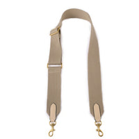 HKM-3981245 Adjustable 5cm Canvas Webbing Shoulder Straps for Bucket Bags - Two-Layer Cowhide and Cotton Polyester