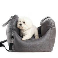 HKM-3981501 Portable Detachable Washable Pet Carrier for Cars - Four Seasons Use, Charcoal Gray, Beige, Light Gray