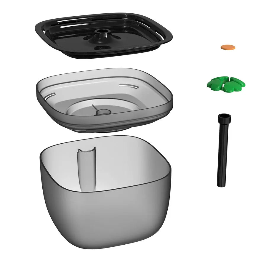 HKM-398227 Pet Water Fountain with 2L BPA-Free Capacity and 360° Water Outlet, Automated Filter System and Ultra-Quiet Pump