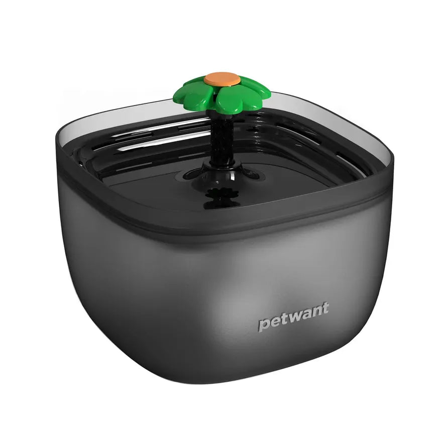 HKM-398227 Pet Water Fountain with 2L BPA-Free Capacity and 360° Water Outlet, Automated Filter System and Ultra-Quiet Pump