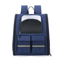 HKM-3983677 Foldable Breathable Double Shoulder Pull Rod Pet Cat Carrier Bag in Various Colors