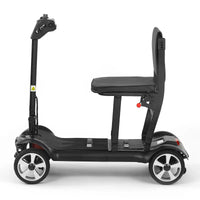 HKM-398483 Foldable All-Terrain 4-Wheel Electric Mobility Scooter with Long Lasting Lithium Battery, 20KM Range, 8KM/H Speed