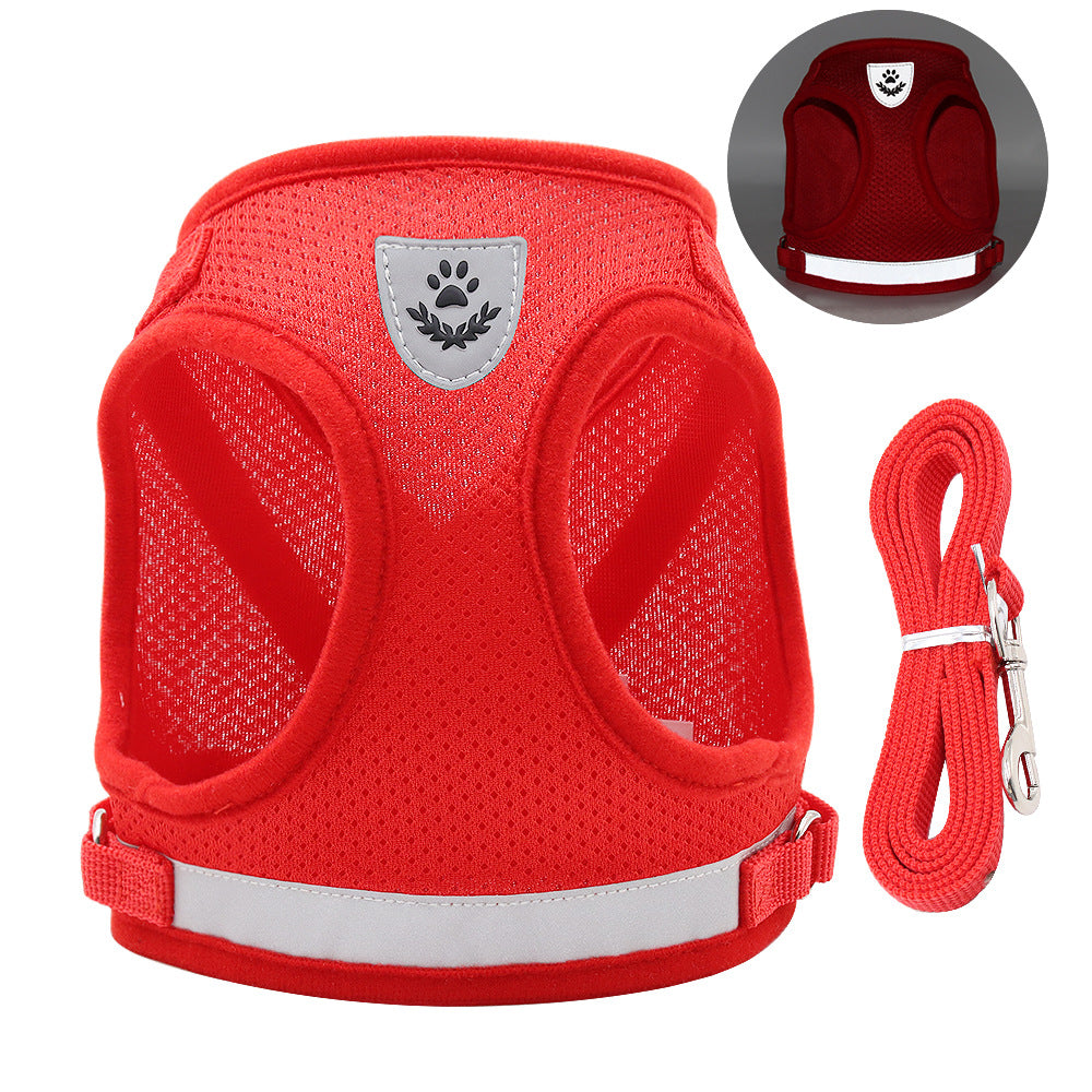 HKM-3986493 Reflective Summer Chest Strap for Small Dogs in Multiple Colors