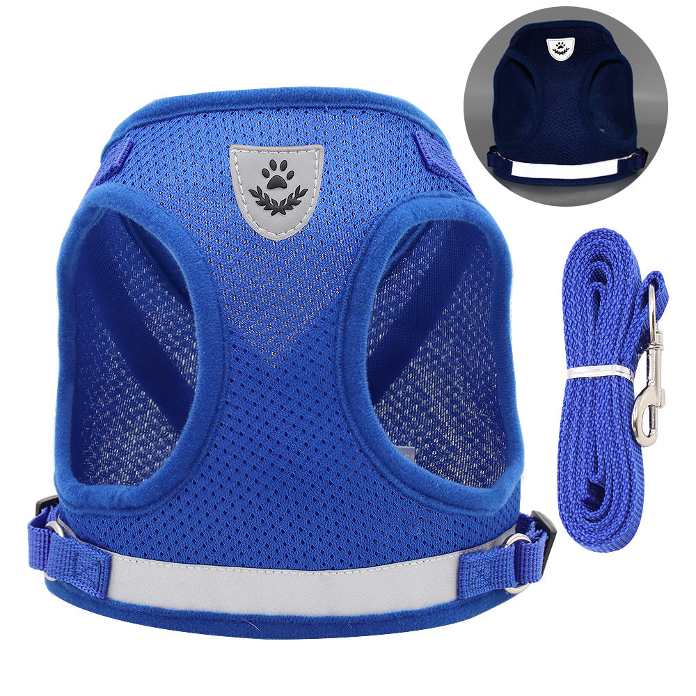 HKM-3986493 Reflective Summer Chest Strap for Small Dogs in Multiple Colors