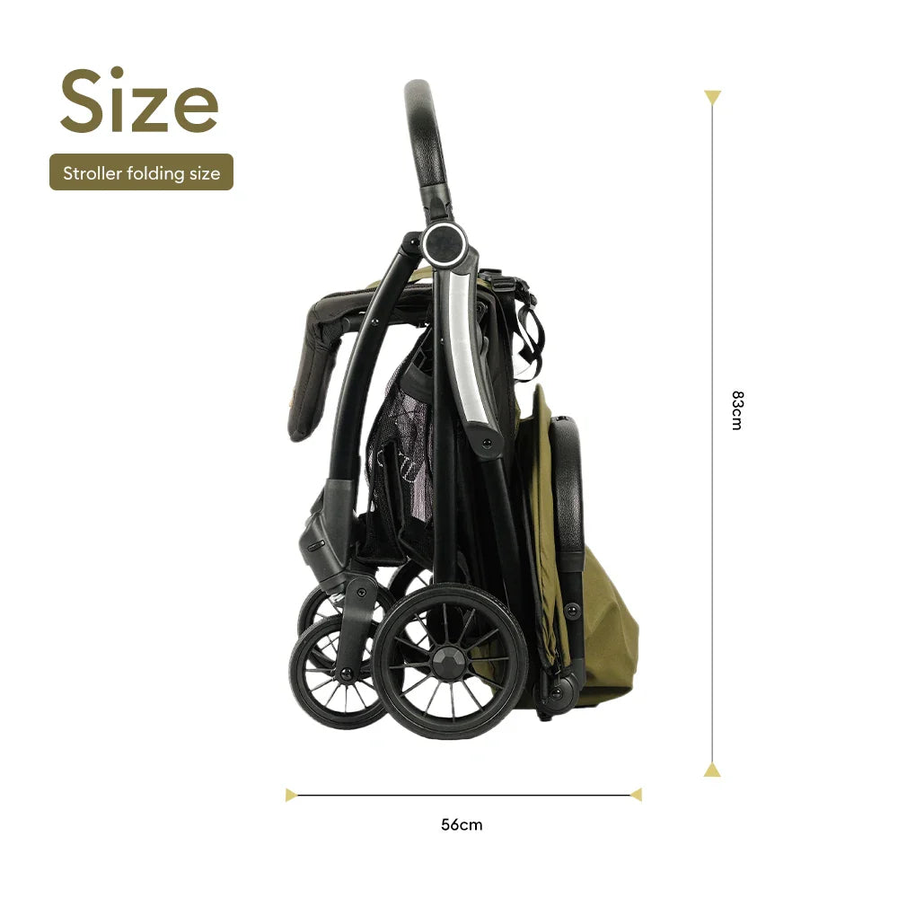 HKM-398803 Compact Folding Stroller for Babies - Travel-Friendly Design and Lightweight Convenience