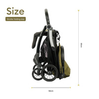 HKM-398803 Compact Folding Stroller for Babies - Travel-Friendly Design and Lightweight Convenience