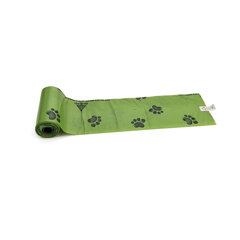 HKM-3989437 Pet-Friendly Degradable Thick Garbage Bags in Green - 15 Count Roll, 21.5 x 30.5 cm