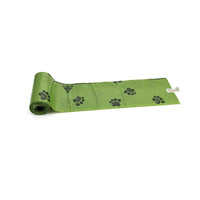 HKM-3989437 Pet-Friendly Degradable Thick Garbage Bags in Green - 15 Count Roll, 21.5 x 30.5 cm