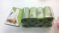 HKM-3989437 Pet-Friendly Degradable Thick Garbage Bags in Green - 15 Count Roll, 21.5 x 30.5 cm