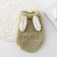 HKM-3989565 Fluffy Bunny Ears Vest for Cozy Autumn and Winter Wear