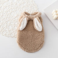 HKM-3989565 Fluffy Bunny Ears Vest for Cozy Autumn and Winter Wear