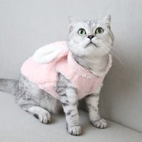 HKM-3989565 Fluffy Bunny Ears Vest for Cozy Autumn and Winter Wear
