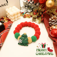 HKM-3989821 Pet Christmas Bow Tie Collar Scarf for Cats and Small Dogs ¨C Santa Costume Accessory
