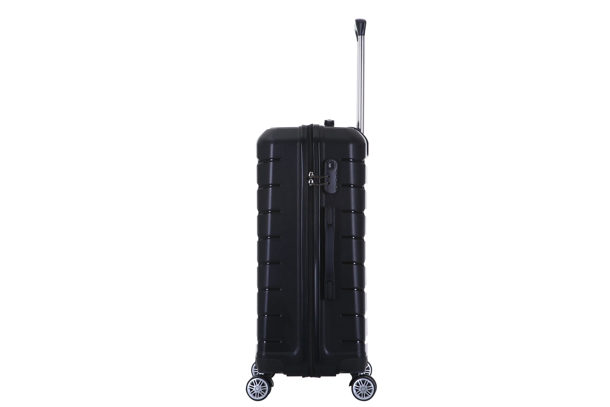 HKM-398995 Lightweight 3-Piece Hardside Luggage Set with Spinner Wheels for Effortless Travel