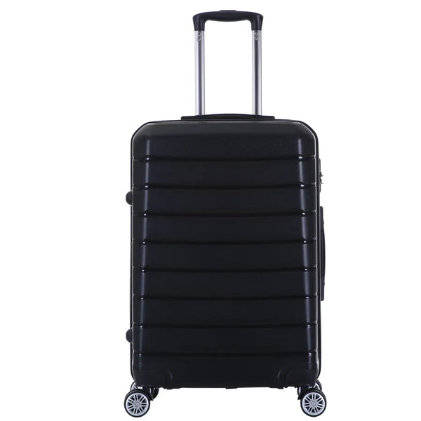 HKM-398995 Lightweight 3-Piece Hardside Luggage Set with Spinner Wheels for Effortless Travel