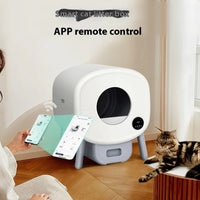HKM-399059 Automatic Smart Cat Litter Box with Eco-Friendly Design and Advanced Self-Cleaning Function