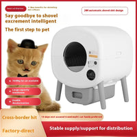 HKM-399059 Automatic Smart Cat Litter Box with Eco-Friendly Design and Advanced Self-Cleaning Function