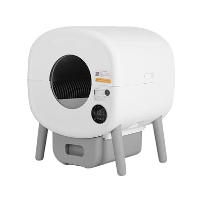 HKM-399059 Automatic Smart Cat Litter Box with Eco-Friendly Design and Advanced Self-Cleaning Function