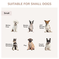 HKM-3990845 White Wooden Dog Crate End Table with Triple Doors for Small Dogs Indoor Use