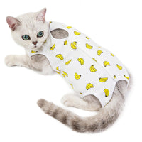HKM-3991357 Casual Spring and Summer Cat Clothes - Thin Anti-Licking Design for Female Cats