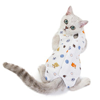 HKM-3991357 Casual Spring and Summer Cat Clothes - Thin Anti-Licking Design for Female Cats