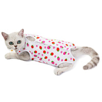 HKM-3991357 Casual Spring and Summer Cat Clothes - Thin Anti-Licking Design for Female Cats