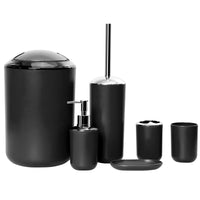 HKM-399187 Sustainable 6-Piece Plastic Bathroom Accessories Set