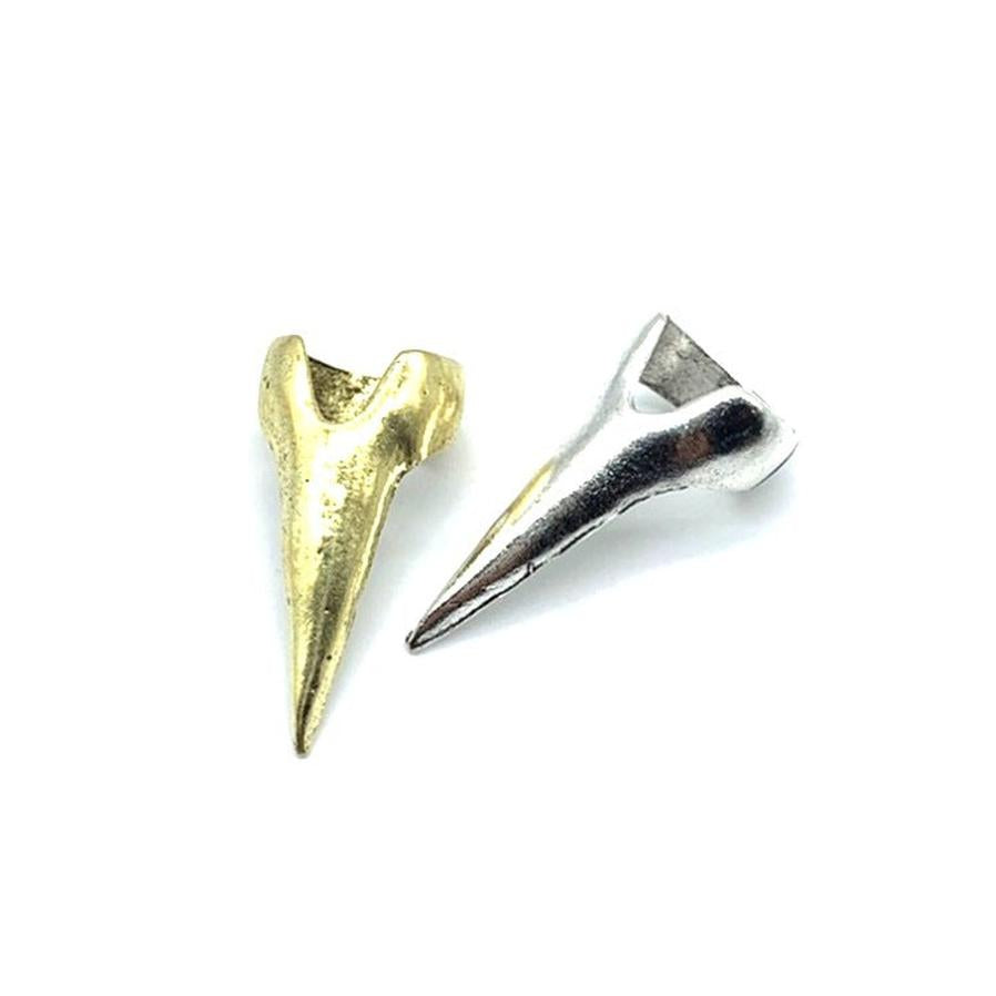 HKM-399251 Gothic Punk Style Retro Magic Claw Spiked False Nails in Bronze and Ancient Silver