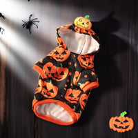 HKM-3992765 Cozy Orange Pumpkin Sweater for Dogs and Cats - Multiple Sizes Available