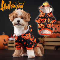 HKM-3992765 Cozy Orange Pumpkin Sweater for Dogs and Cats - Multiple Sizes Available