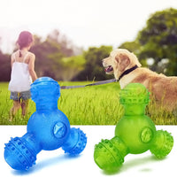 HKM-3993789 Three-Hole Chewing Toy for Dog Dental Care and Fun