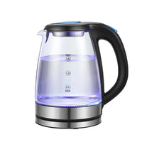 HKM-399379 Electric Glass Teapot with 360 Degree Rotating Base for Convenient Brewing
