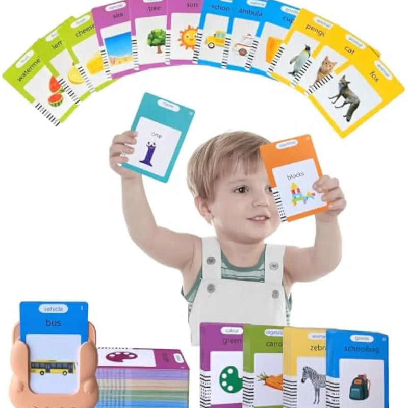 HKM-399443 Educational Talking Flash Cards for Kids - Interactive Learning Tool for Sight Words and Cognitive Development