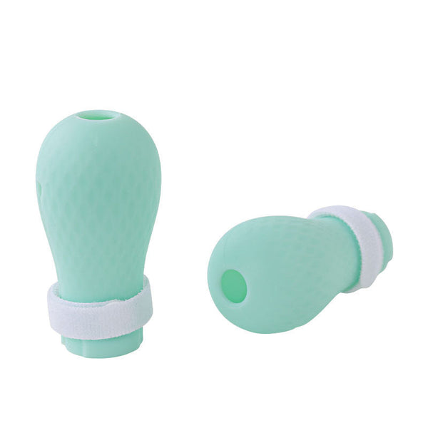 HKM-3994813 Silicone Cat Foot Covers for Medicine, Bathing, and Nail Care, Anti-Bite & Anti-Scratch, Green