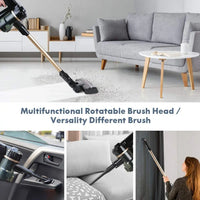 HKM-399507 3-in-1 Cordless Handheld and Stick Vacuum Cleaner for Efficient Home Cleaning