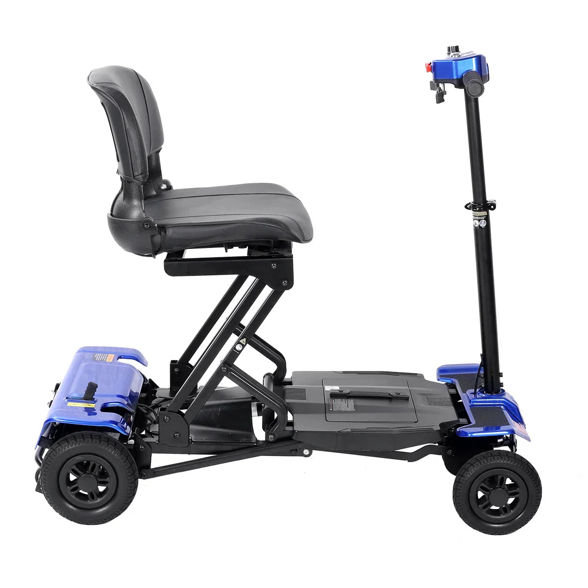 HKM-399635 Adjustable 4-Wheel Folding Electric Mobility Scooter with 18km Range and 8KM/H Speed